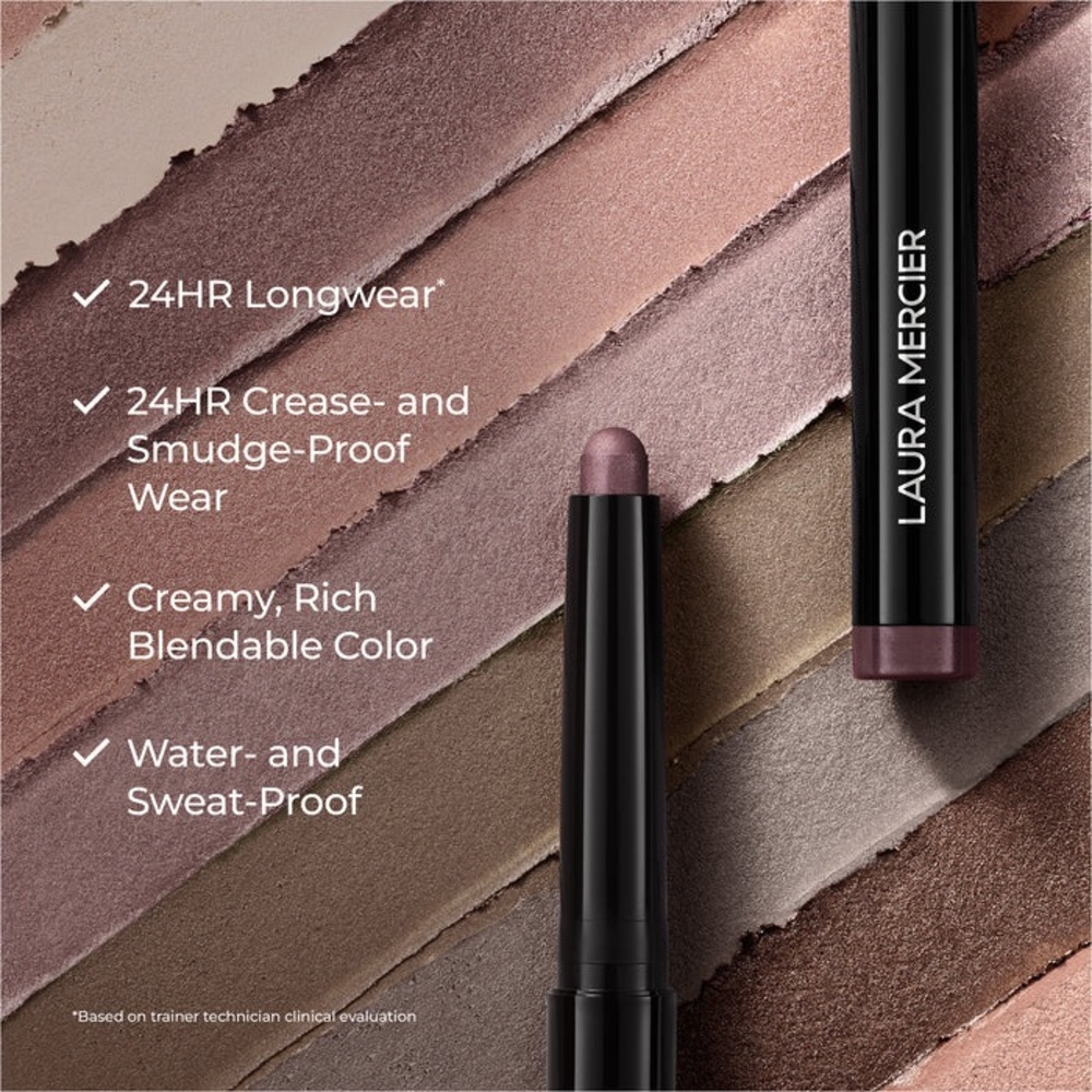 Laura Mercier Modern Rose RoseGlow Caviar Stick Eye Shadow- dusty rosy pink - Picture 6 of 10